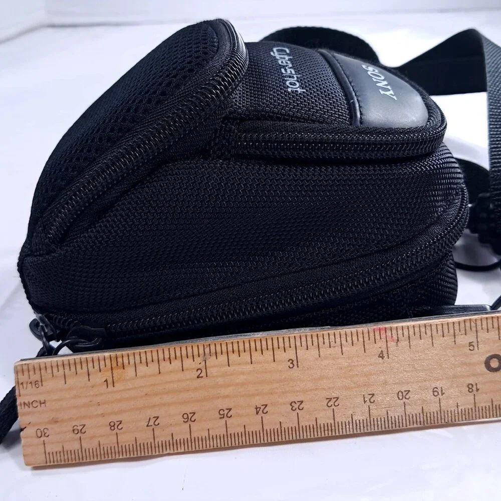 Sony‎ Cyber-Shot Camera digital Compact Carrying Bag case pouch black LCS-CSD